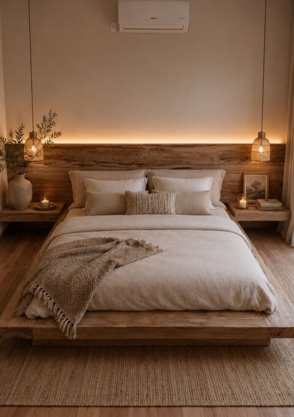 Cama Japandi